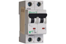 Выключатель автоматический 2-п Eaton 6kA PL6-C6/2 6A (286564)