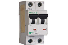 Выключатель автоматический 2-п Eaton 6kA PL6-C20/2 20A (286568)