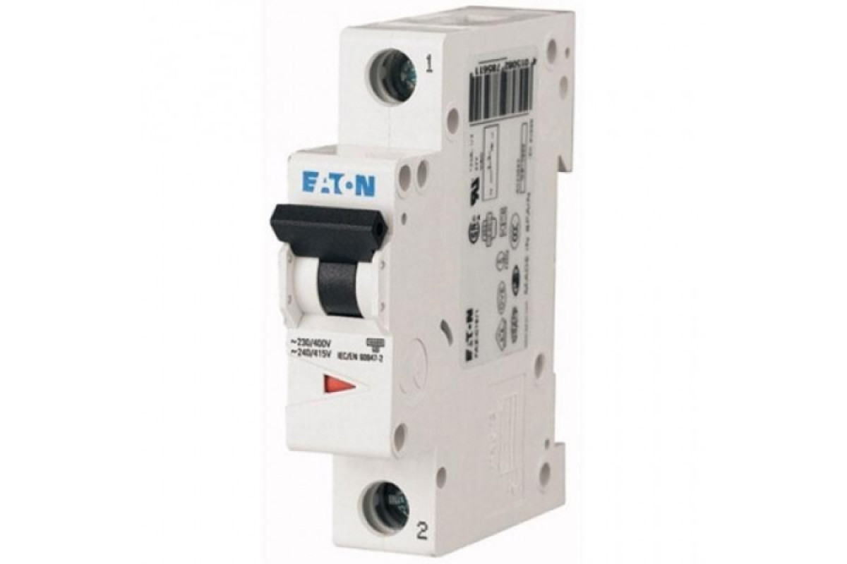 Автоматический выключатель Eaton PL6-D20/1 6 kA (286546)