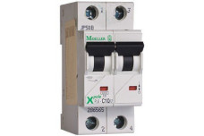 Выключатель автоматический 2-п Eaton 6kA PL6-C10/2 10A (286565)