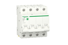 Автоматический выключатель RESI9 Schneider Electric 40 А, 4P, кривая В, 6кА (R9F02440)