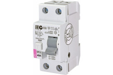 Реле дифференциальное (УЗО) EFI-2 40A/0.03A 2 полюса тип AC 10 х-ка inst. ETI (002061212)
