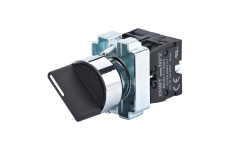 Переключатель NP2-BD25, 2 положення с фиксацией, 1NO+1NC, IP40 (573981)