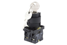 Переключатель с ключом NP2-EG25 2 положения 1NO+1NC IP40 (574106)