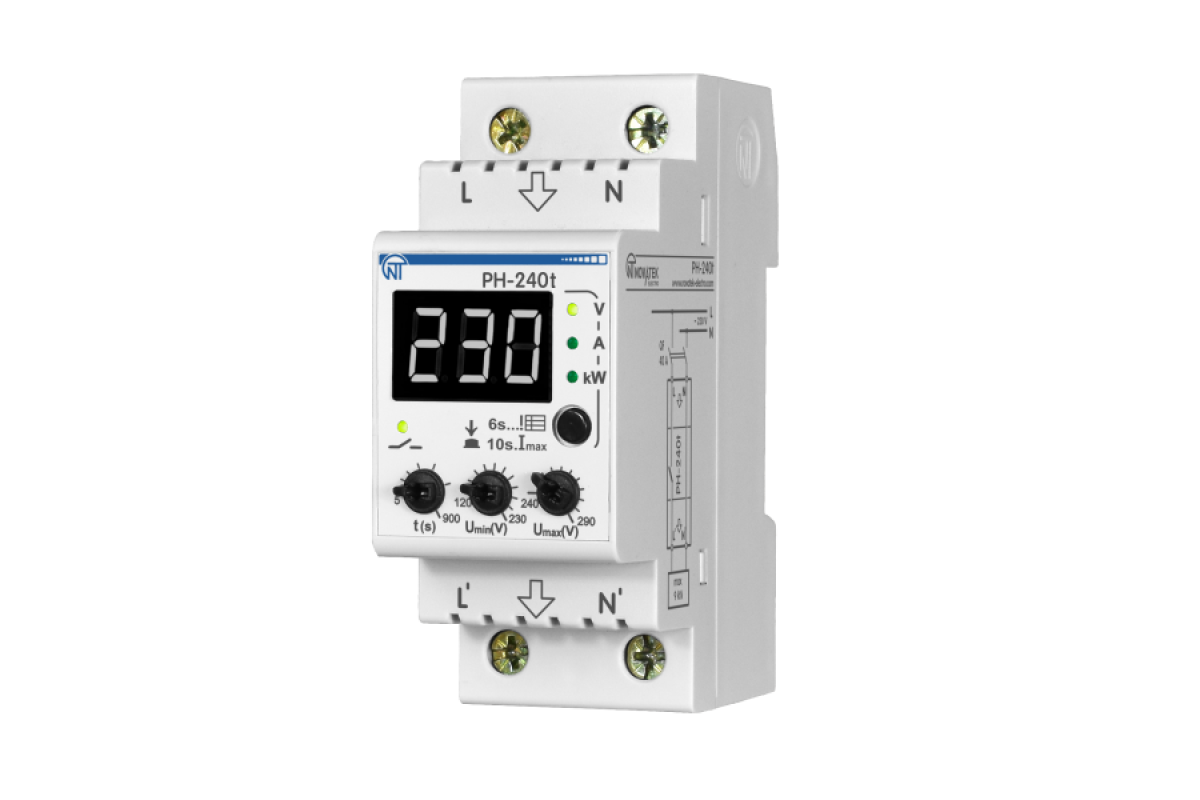 Реле напряжения РН-240t (NTRN240T2)