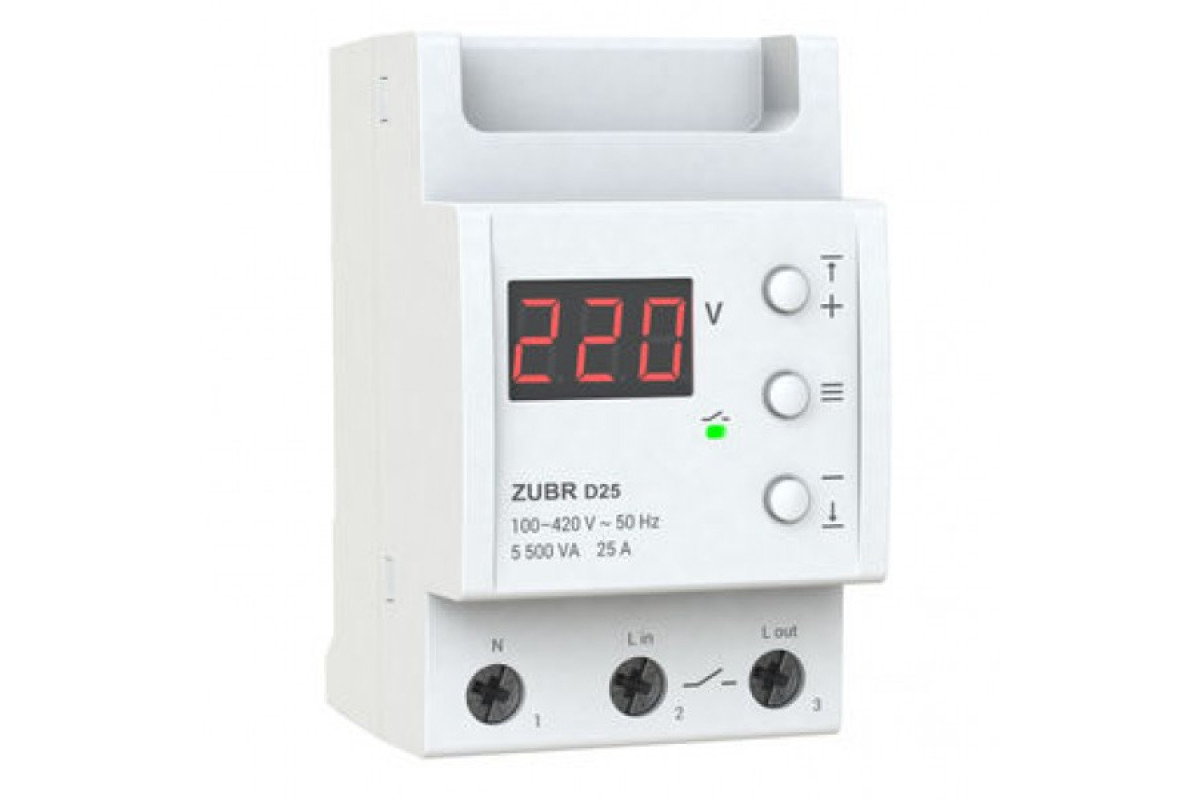 Реле напряжения ZUBR D25