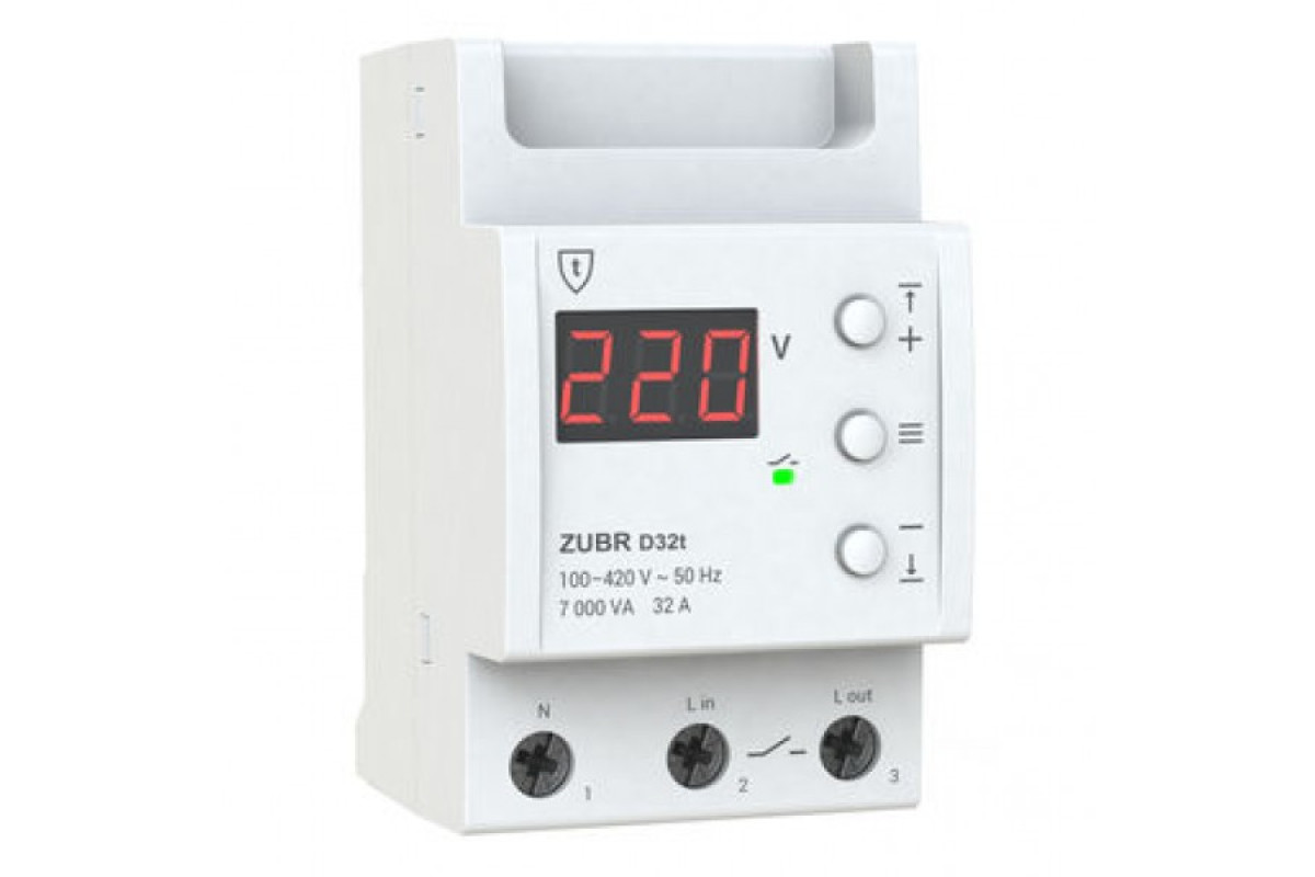 Реле напряжения ZUBR D32t