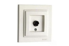 Розетка TV конечная с экраном Mono Electric, DESPINA (СЛОНОВАЯ КОСТЬ) (102-010005-138)