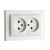 Розетка 2-я без заземления, Mono Electric, DESPINA (СЛОНОВАЯ КОСТЬ) (102-010005-121)  = 58.00 грн 