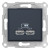 Usb розетка Sedna Schneider Electric 2,1a графит (SDN2710270)  = 2 182.00 грн 
