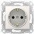 Розетка с заземлением и шторками Sedna Schneider Electric слоновая кость (SDN3000123)  = 171.00 грн 