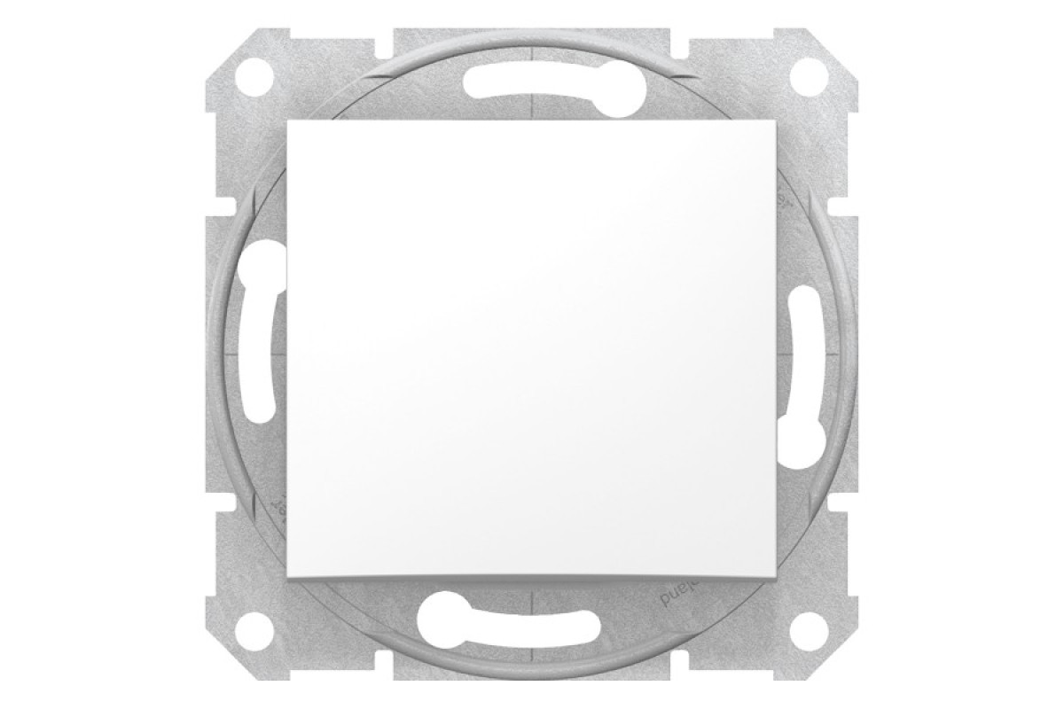 Одноклавишный переключатель Sedna Schneider Electric белый (SDN0400121)