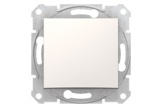 Одноклавишный переключатель Sedna Schneider Electric слоновая кость (SDN0400423)