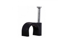 Клипса для крепления круглого кабеля к стене 10 мм (ТТ60710)