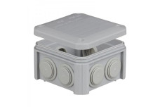 Распределительная коробка 90Х90Х52 IP55 с сальником резиновым (PLK4010850)
