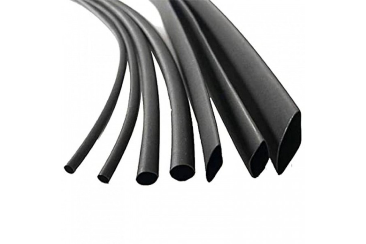 Термоусадочная трубка ТУТ 3 мм 1 метр (502554ч)