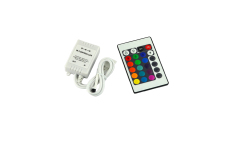 Контроллер RGB PROLUM инфракрасный (IR, 24 кнопки 6A) (402009)