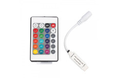 Контроллер RGB MINI PROLUM инфракрасный (IR, 24 кнопки 6A) (402010)