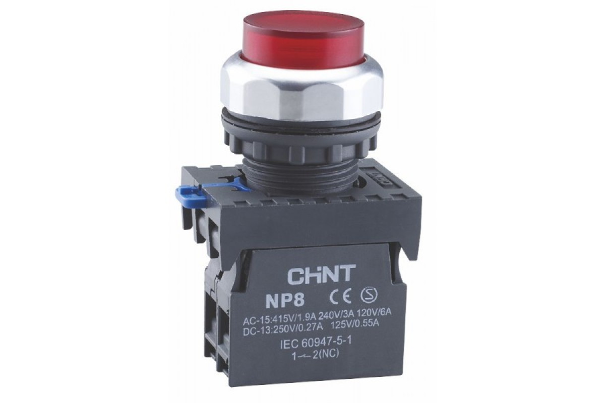 Кнопка двойная без підсвітки NP8-S Зеленая-Красная (МК) (578038)