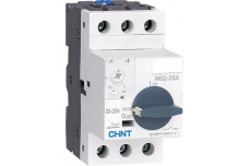 Автомат защиты двигателя NS2-25X 0.16-0.25A с поворотной ручкой (495177)