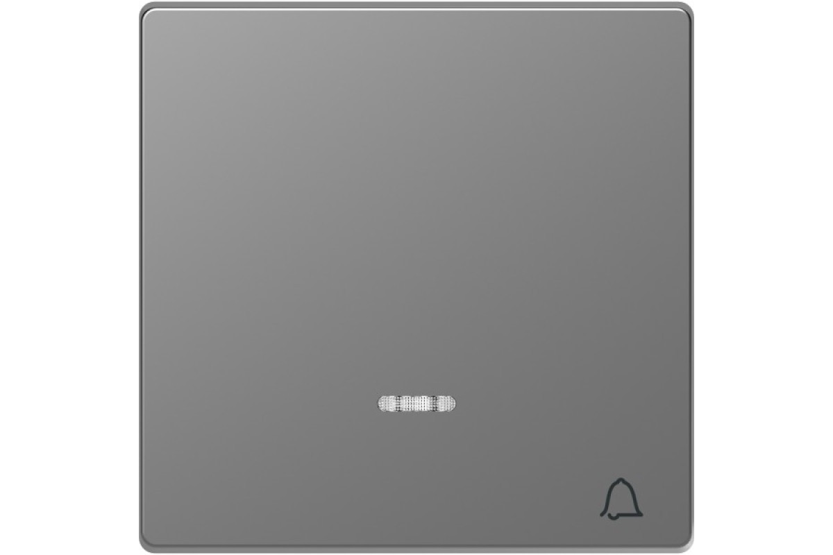 D-Life Клавиша для LED с меткой звонок Нержавеющая сталь (MTN3325-6036)
