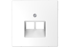 D-Life Центральная накладка 2*RJ45 Белый лотос (MTN4522-6035)