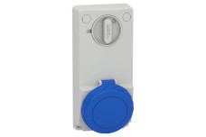 Розетка UNIKA с блоком 32A 2P-E (82092)