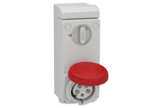 Розетка UNIKA с блоком 32A 3P-N-E (83097)