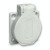 Розетка SСHUKO серая 50Х50 250В/16А IP54 Б (PKS51G)  = 288.00 грн 