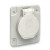 Розетка SСHUKO серая 65Х85 250В/16А IP54 Б (PKS62G)  = 355.00 грн 