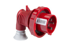Кабельная вилка 90° 16А 3P+E IP67 380В (81758)