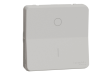 Механизм переключателя 2-полюсного IP55 Mureva Styl, белый (MUR39033)