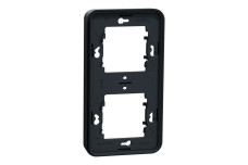 Рамка двухместная вертикальная IP55 Mureva Styl, черная (MUR34151)