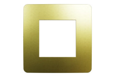 Рамка Unica Studio Metal, 1 постовая, золото (NU280259M)