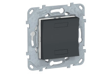 NEW UNICA - KNX кнопочный выключатель, Антрацит (NU553054)