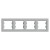 Рамка четырехместная Горизонтальная, Asfora Алюминий (EPH5800461)  = 266.00 грн 
