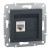 Розетка компьютерная RJ45 UTP категория 5Е Asfora Антрацит (EPH4300171)  = 377.00 грн 