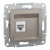 Розетка компьютерная RJ45 UTP категория 6 Asfora Бронза (EPH4700169)  = 629.00 грн 
