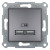 USB Розетка 2,1A Сталь Asfora (EPH2700262)  = 2 048.00 грн 
