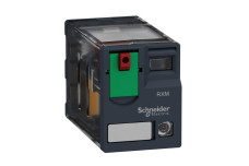 Реле миниатюрное промежуточное, 4CO, светодиод, ~120В (RXM4AB2F7)