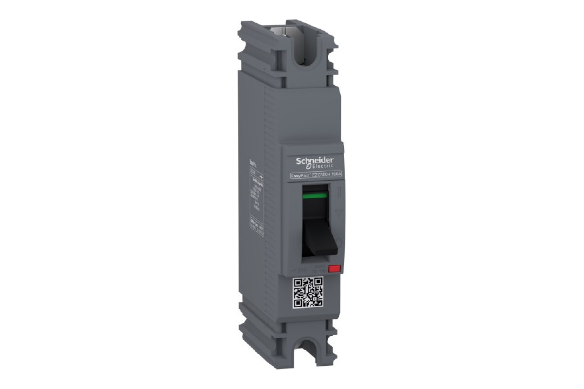 Автоматический выключатель в литом корпусе EasyPact EZC100H 1P 25кА 100A (EZC100H1100)