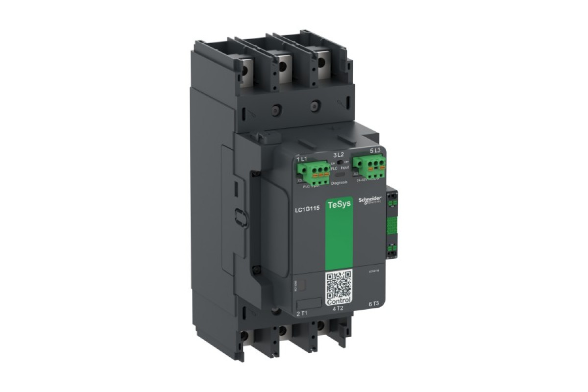 Контактор TeSys G 115A 3P 200-500 AC/DC+ПЛК (LC1G115LSEA)