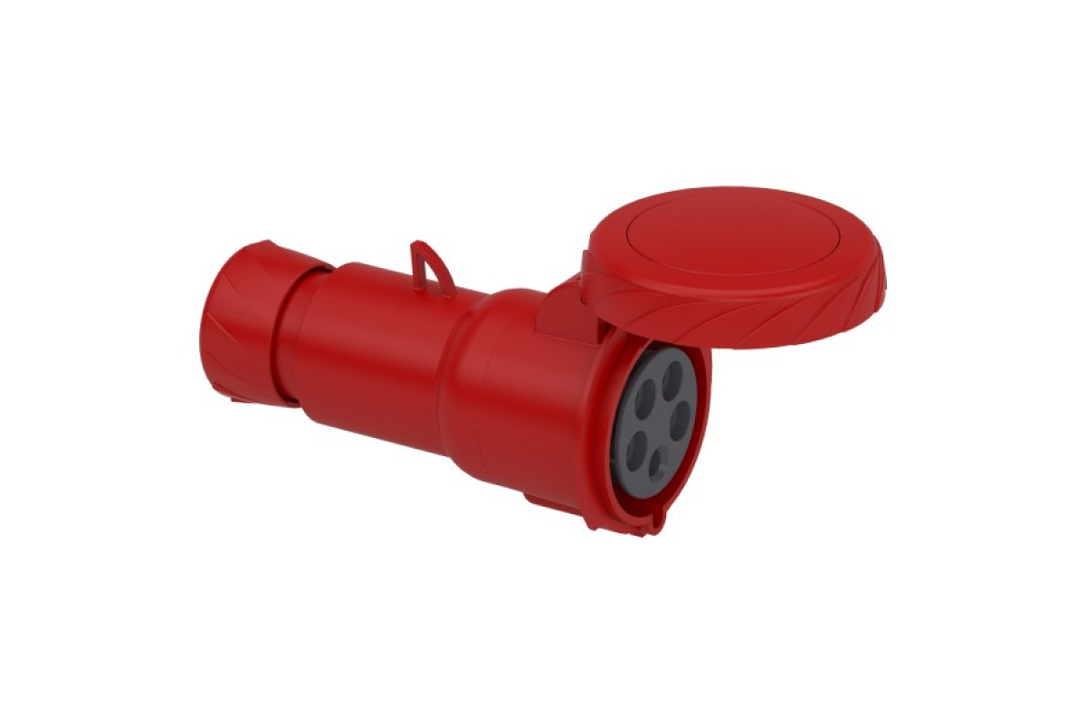 Кабельная розетка, быстрый монтаж 32А 3P+N+E IP67 380В (PKY32M735)
