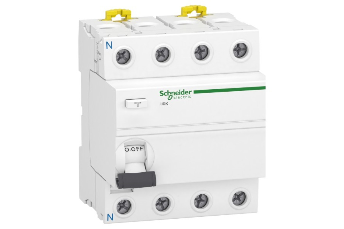 Дифференциальный выключатель нагрузки iID K 4P 25A 30мА AC (A9R50425)