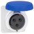Розетка скрытая установка прямая быстрый монтаж 32А 2P+E IP67 220В (PKY32G723)  = 600.00 грн 