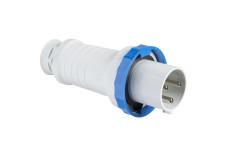 Кабельная вилка, винт 125А 2P+E IP67 220В (81390)