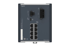 Управляемый сетевой коммутатор Modicon PoE (питание через Ethernet), 8 гигабитных портов для медного кабеля (MCSESP083F23G0)