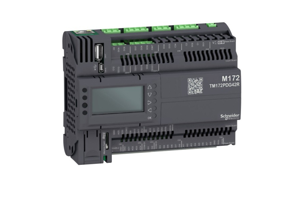 Modicon M172 Программируемый логический контроллер 42 I/Os, Ethernet, Modbus (TM172PDG42R)
