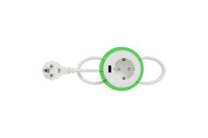Настольный блок XS с розеткой DE и USB типа A, антрацит (INS44004)