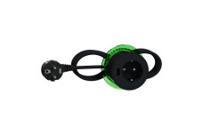 Настольный блок XS с розеткой DE и USB типа A, антрацит (INS44005)